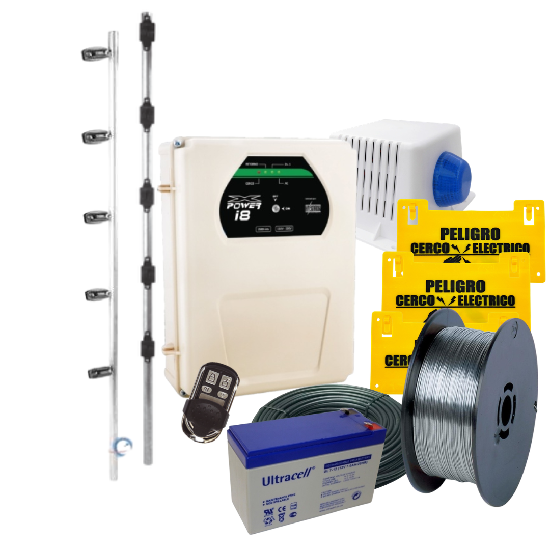 Kit Cerco Eléctrico SEC Transparente